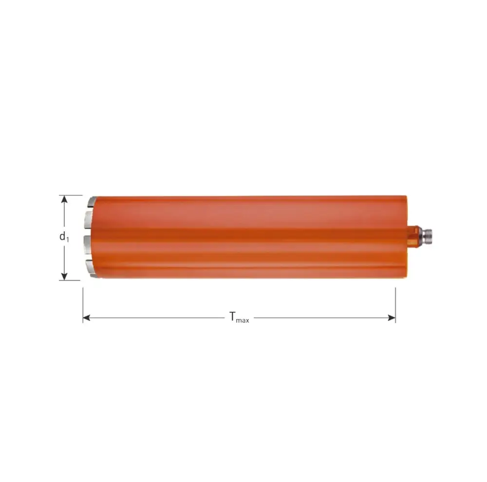 Diamantboor 1-2 droog specs ROTEC Diamantboor (1/2"), droog - specificaties
