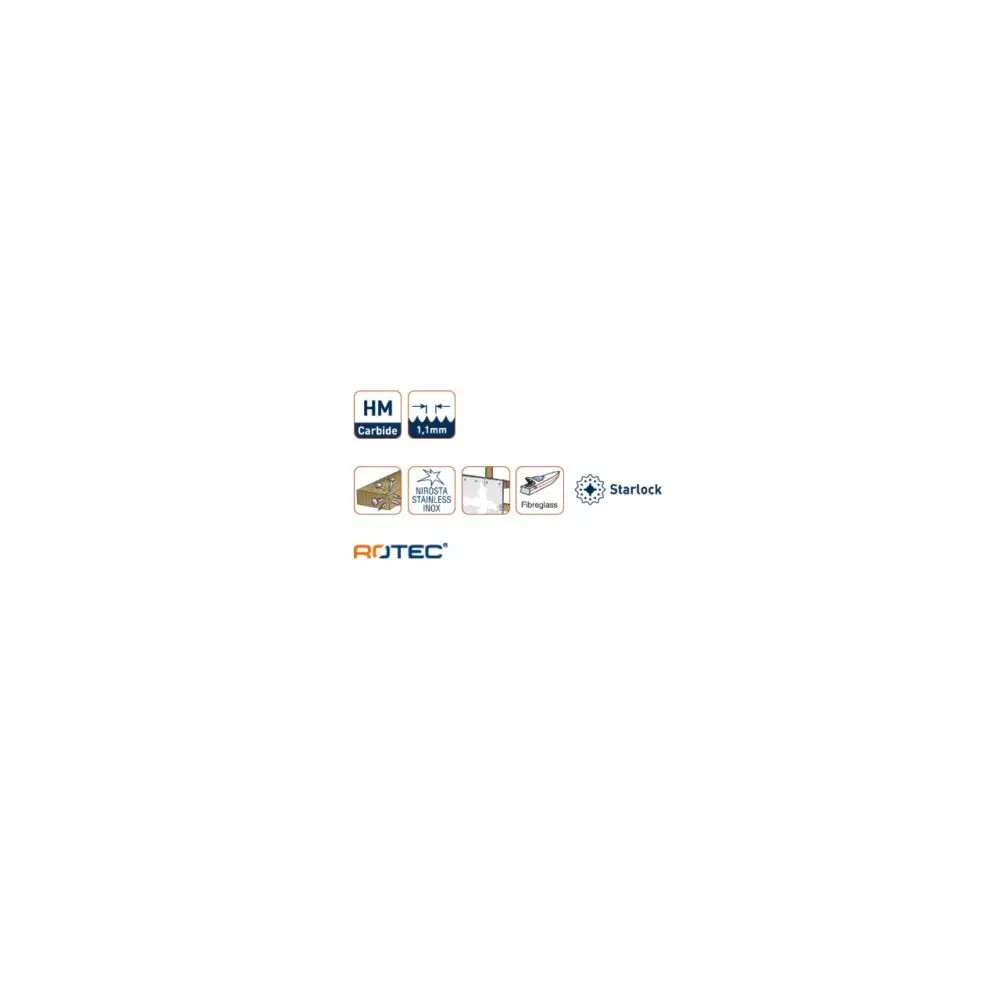 ROTEC PREMIUM Starlock invalzaagblad type OT 11/32HM - specificaties