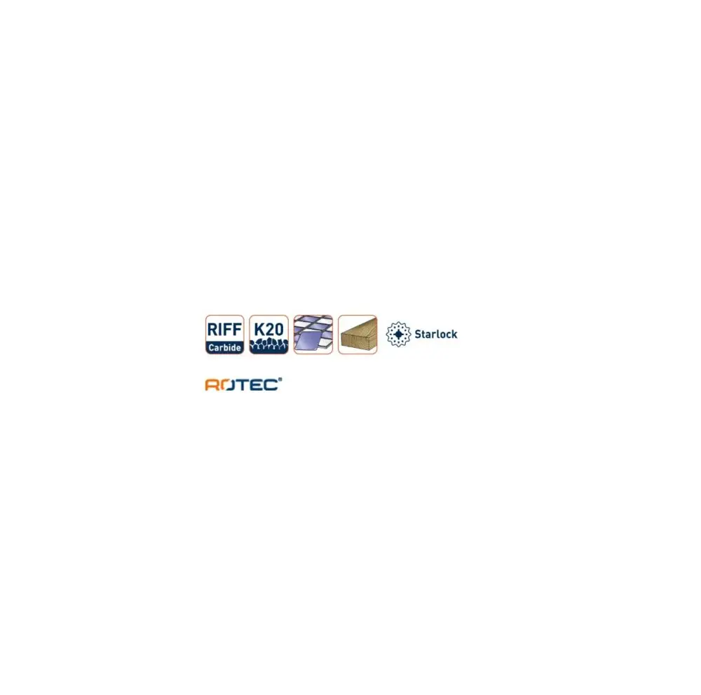 ROTEC PREMIUM Starlock schuurplateau type OF 78K2 - specificaties