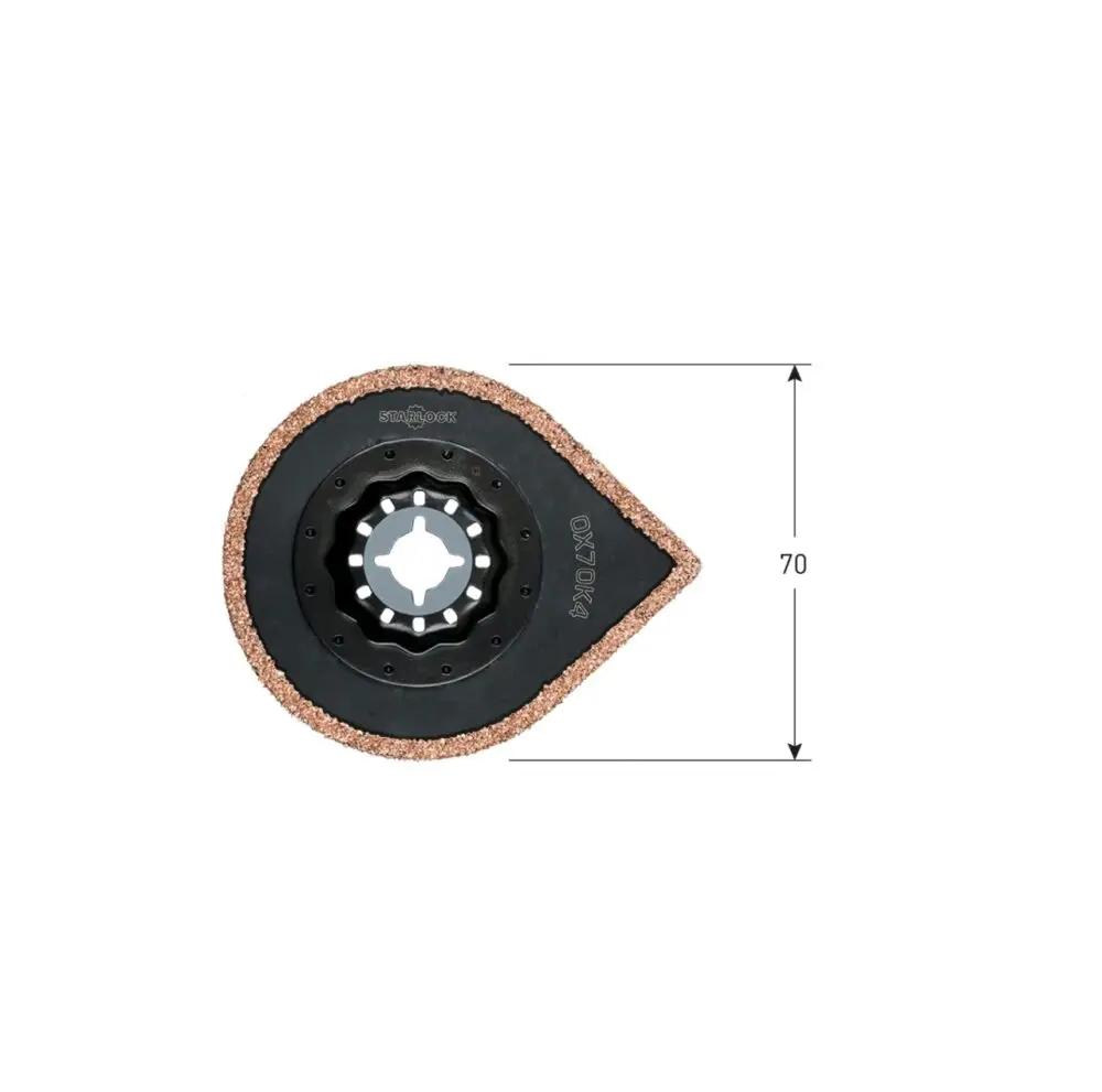 PREMIUM Starlock tegelspecie- en lijmverwijderaar type OX 70K4 specs ROTEC PREMIUM Starlock tegelspecie- en lijmverwijderaar type OX 70K4 - specificaties