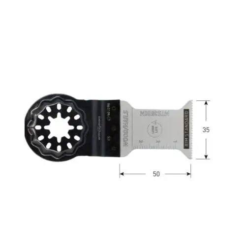 BiM Starlock invalzaagblad type MTS35bi, 35x50 mm specs ROTEC BiM Starlock invalzaagblad type MTS35bi, 35x50 mm - specificaties
