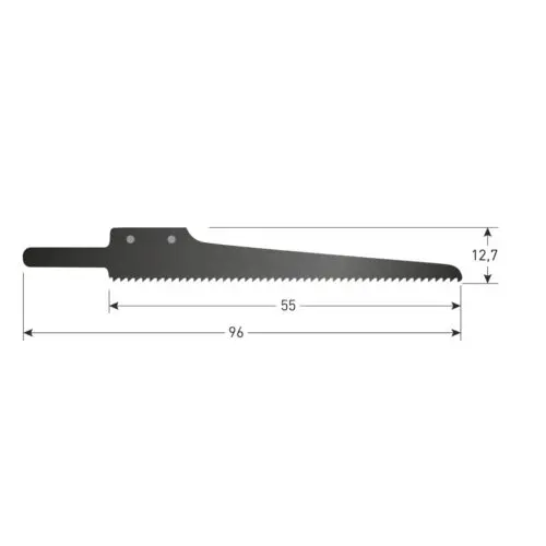 ROTEC Decoupeerzaagblad, 24 TPI