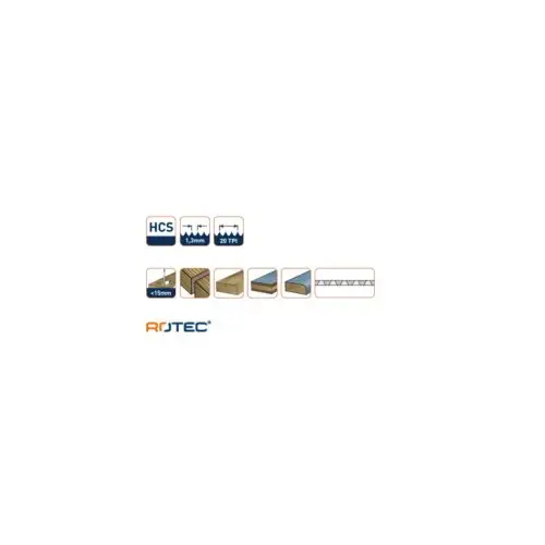 ROTEC Decoupeerzaagblad DC120 - specificaties 2