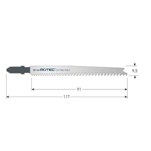 ROTEC Decoupeerzaagblad DC140