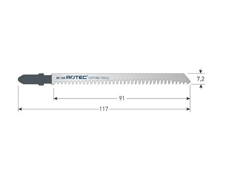 ROTEC Decoupeerzaagblad DC160