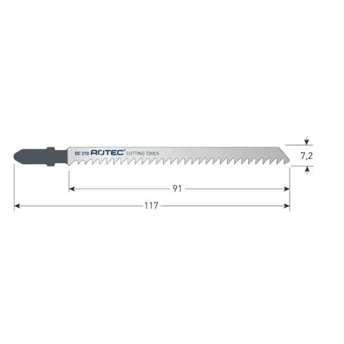 ROTEC Decoupeerzaagblad DC210