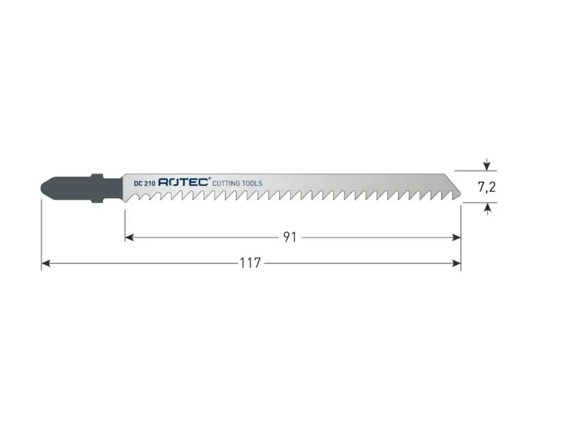 ROTEC Decoupeerzaagblad DC210
