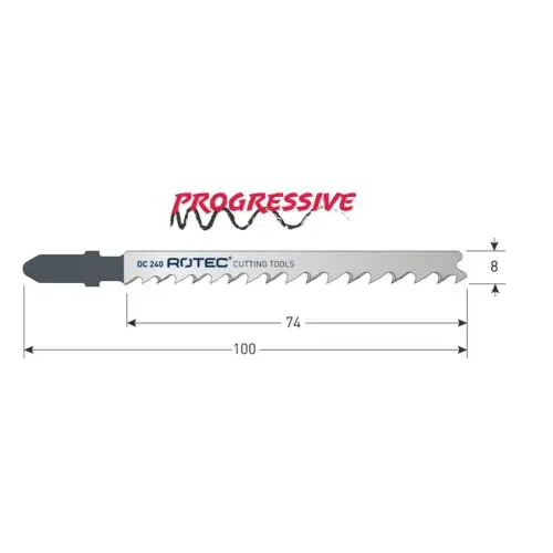 ROTEC Decoupeerzaagblad DC240