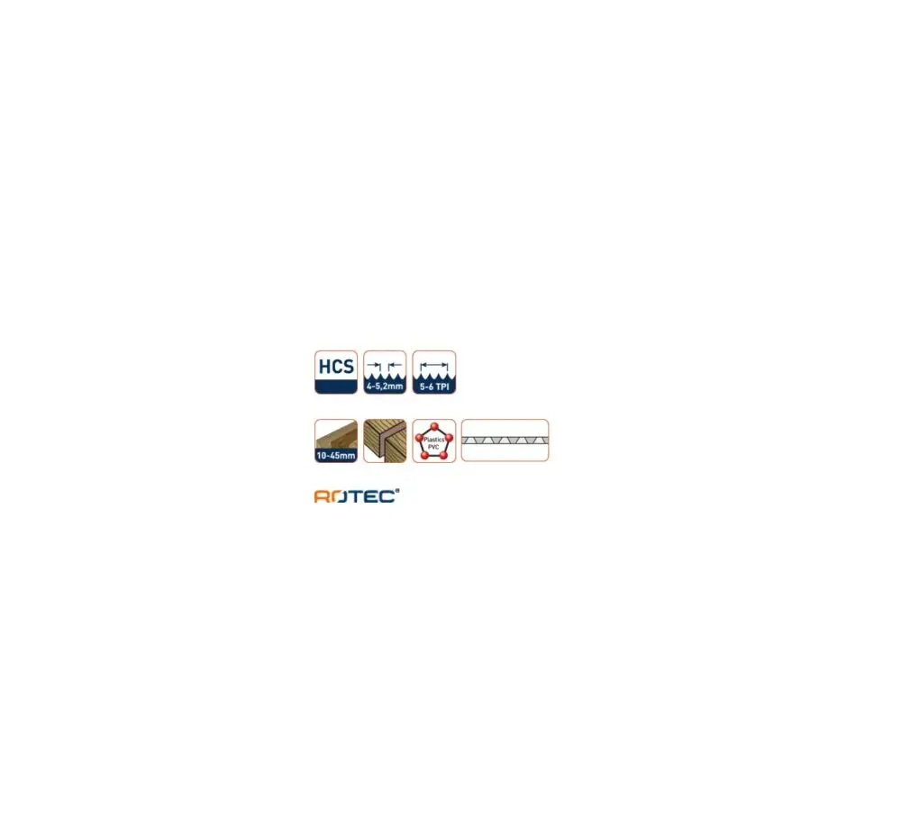 ROTEC Decoupeerzaagblad DC240 - specificaties 2