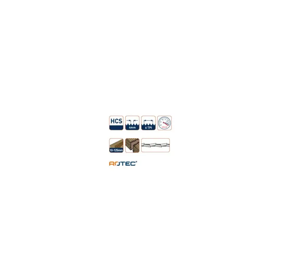 ROTEC Decoupeerzaagblad DC350 - specificaties 2