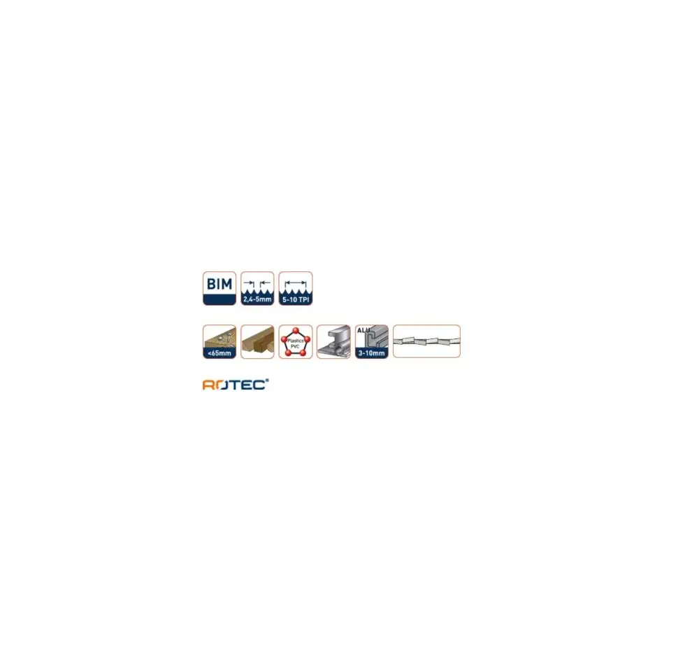 ROTEC Decoupeerzaagblad DC420 - specificaties 2