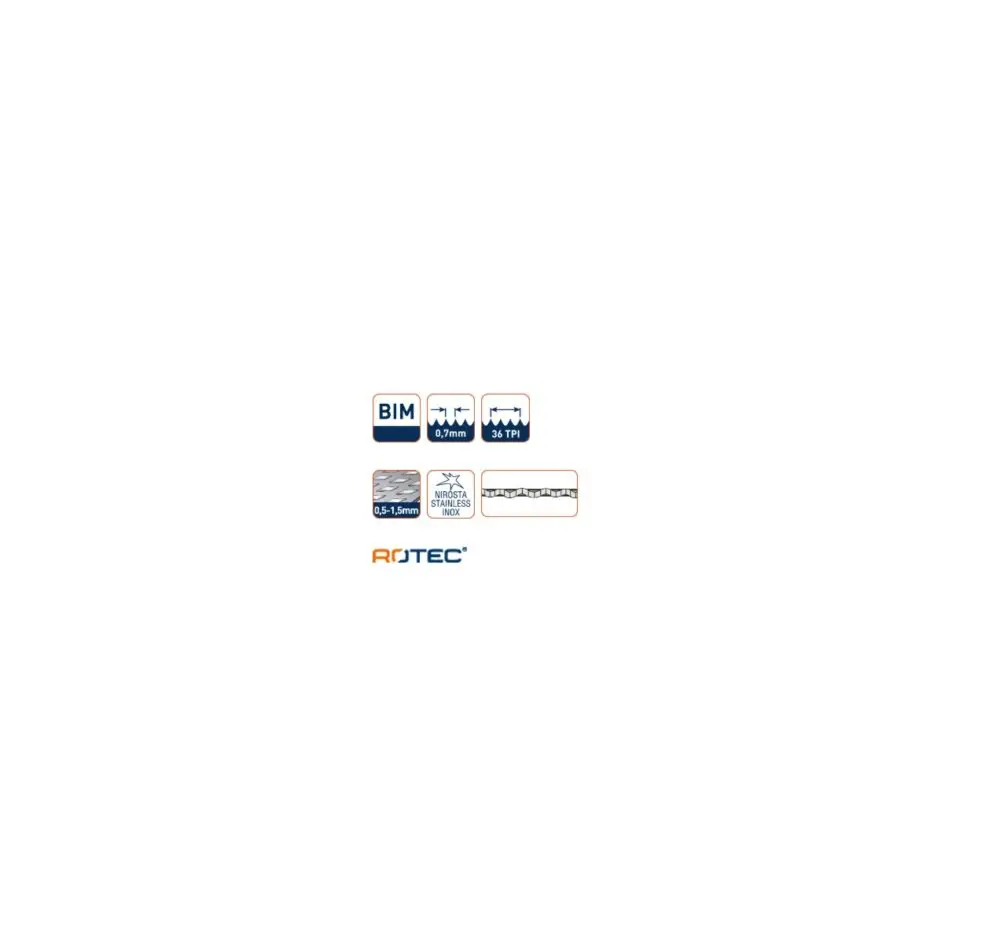ROTEC Decoupeerzaagblad DC510 - specificaties 2