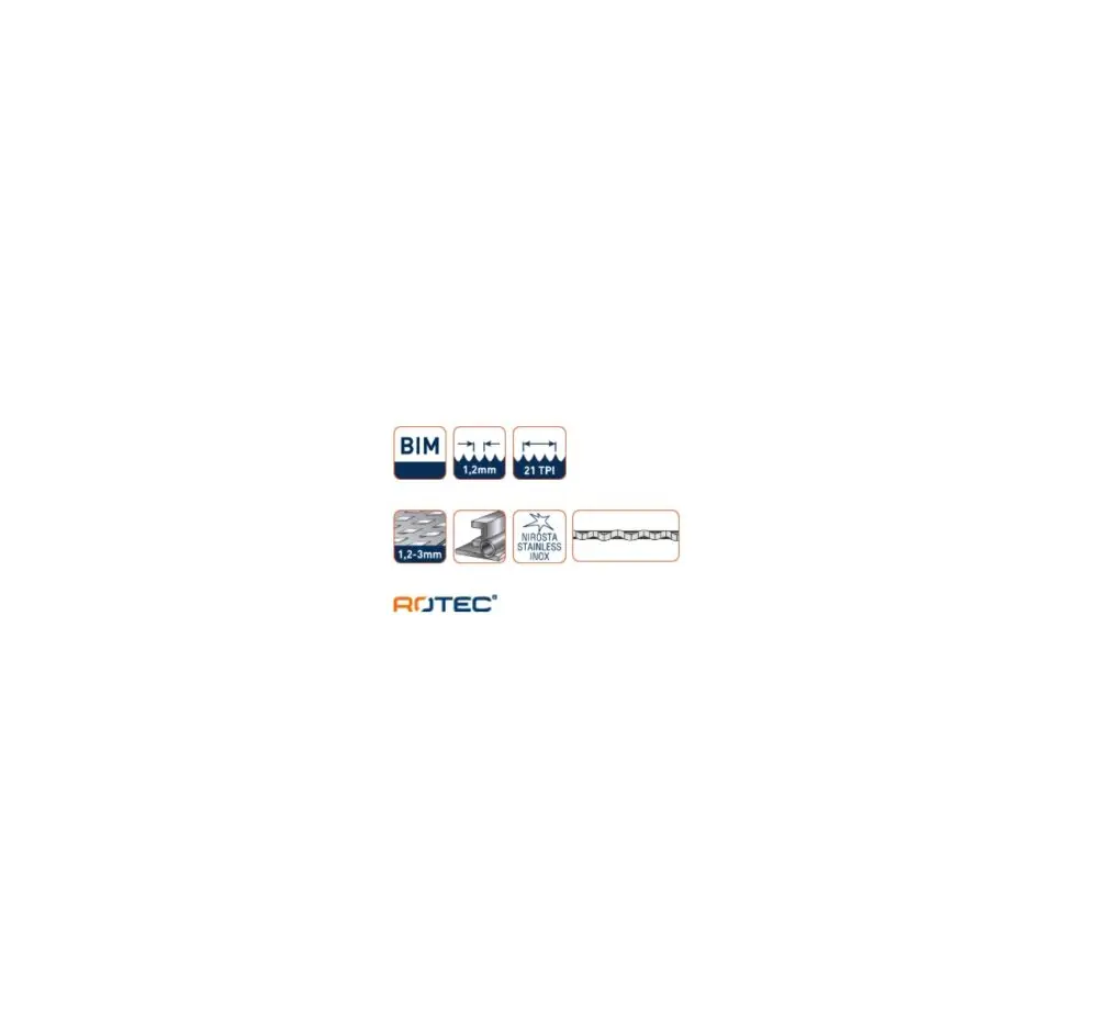 ROTEC Decoupeerzaagblad DC520 - specificaties 2