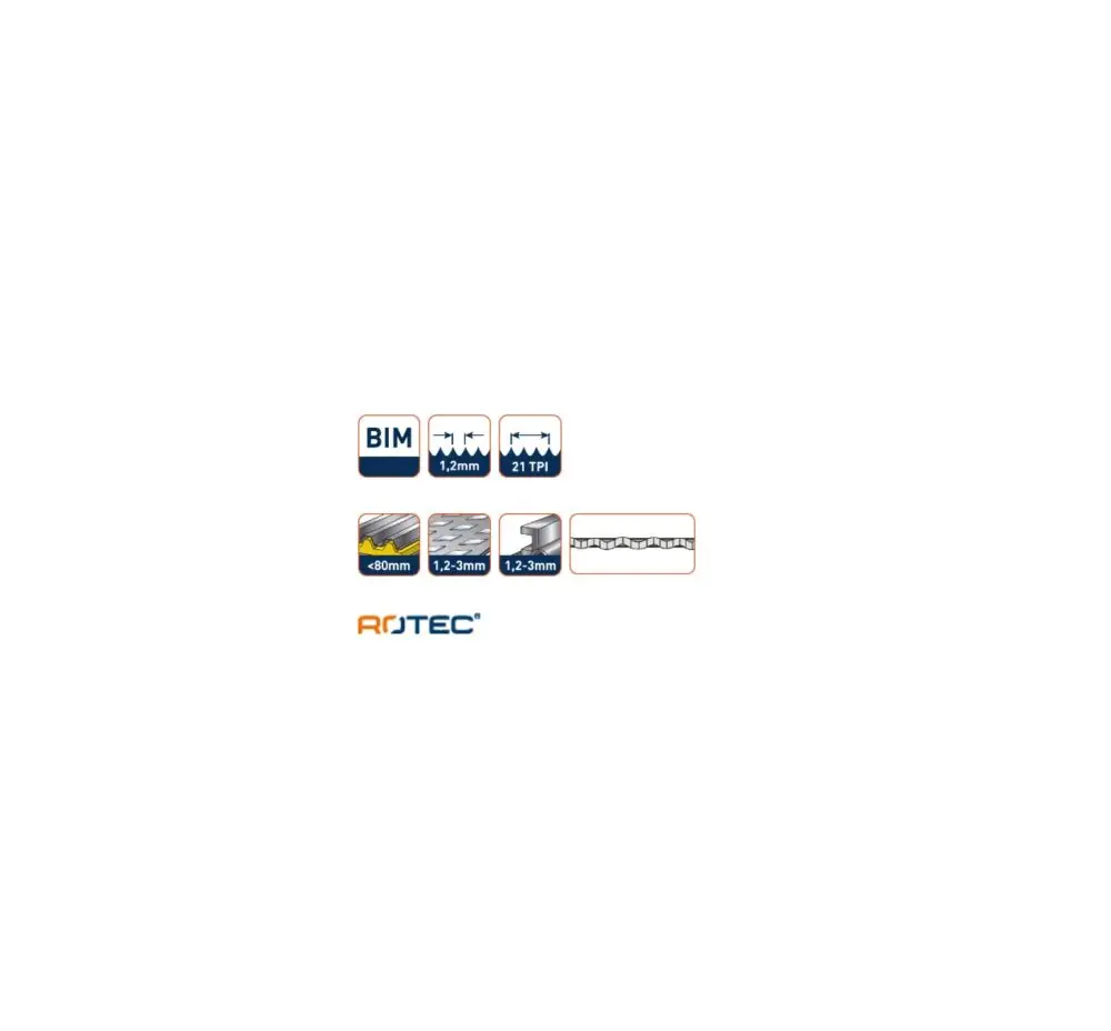 ROTEC Decoupeerzaagblad DC530 - specificaties 2
