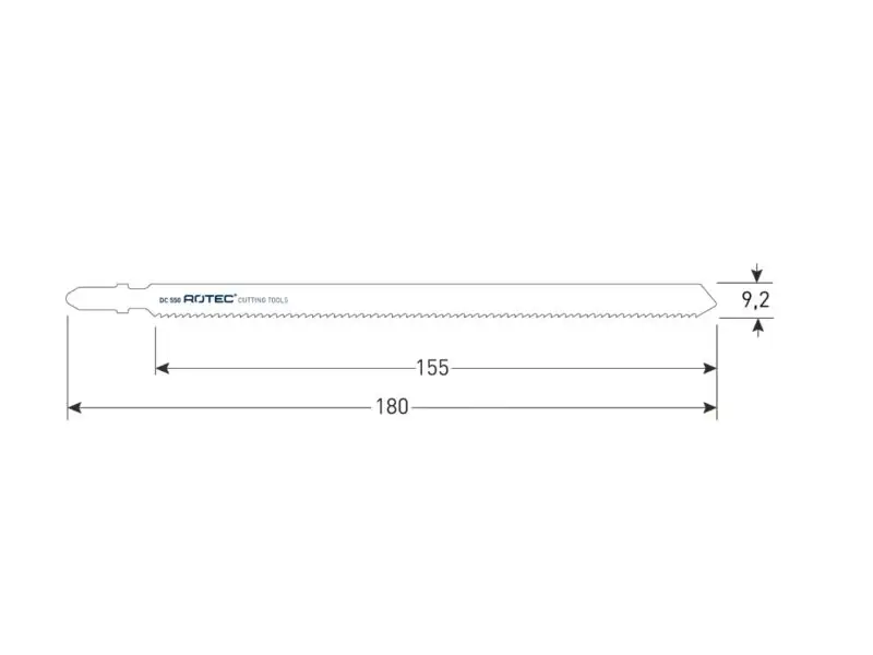 ROTEC Decoupeerzaagblad DC550