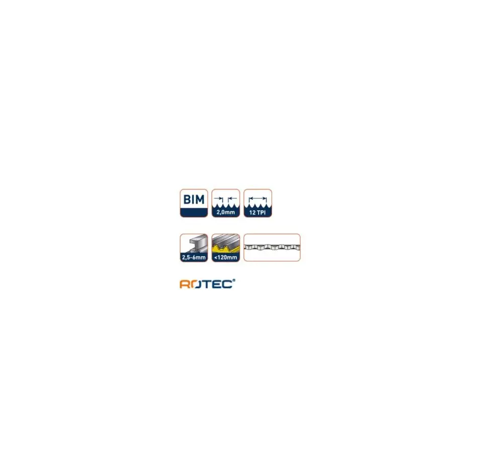 ROTEC Decoupeerzaagblad DC550 - specificaties 2