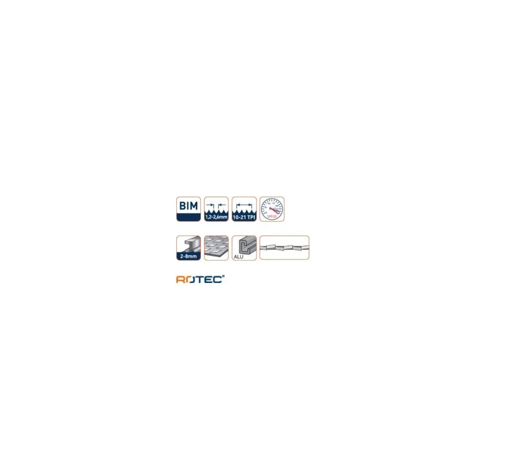 ROTEC Decoupeerzaagblad DC630 - specificaties 2