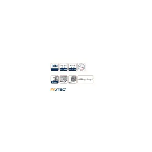 ROTEC Decoupeerzaagblad DC630 - specificaties 2