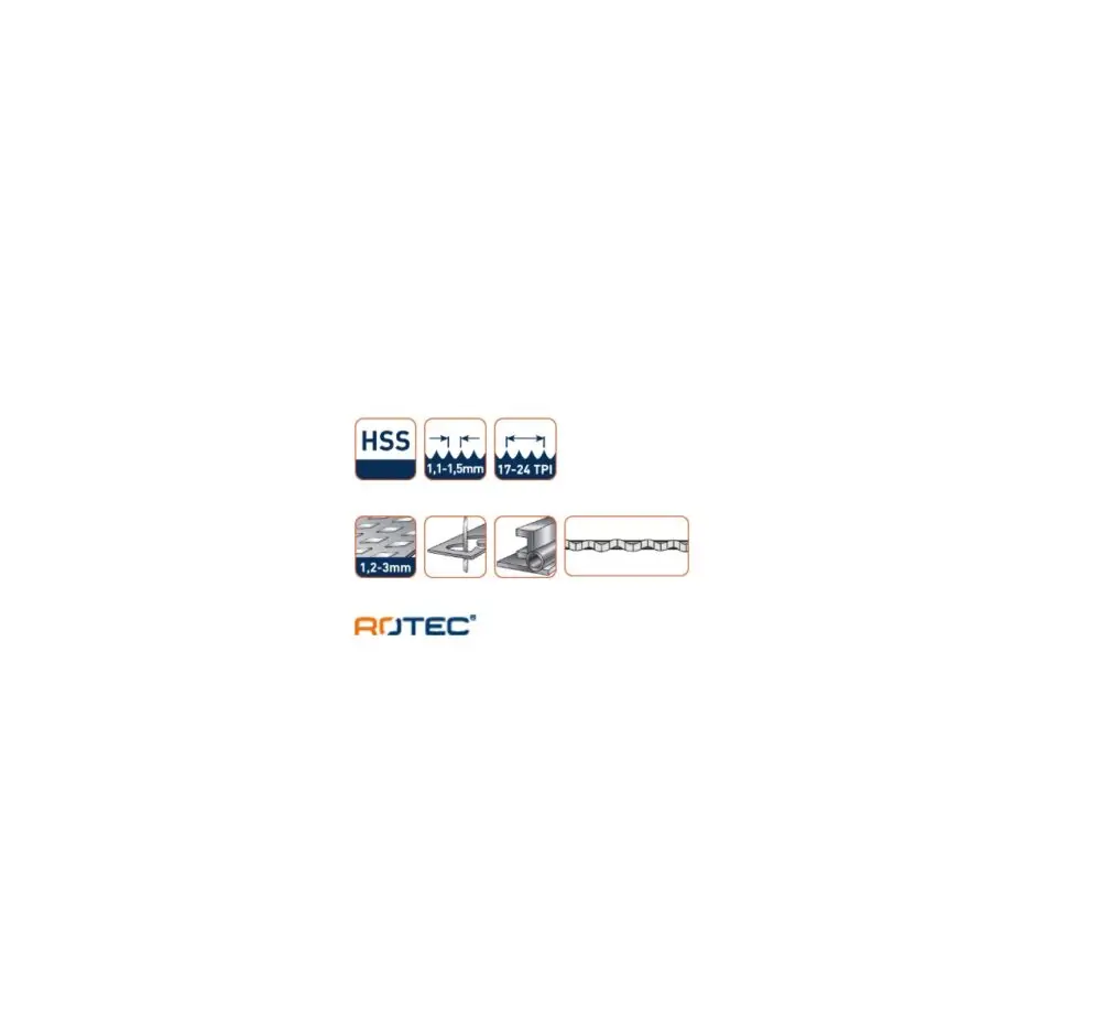 ROTEC Decoupeerzaagblad DC650 - specificaties 2