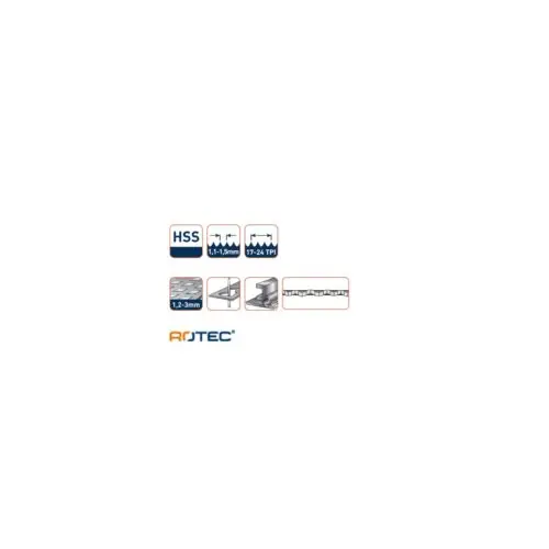 ROTEC Decoupeerzaagblad DC650 - specificaties 2