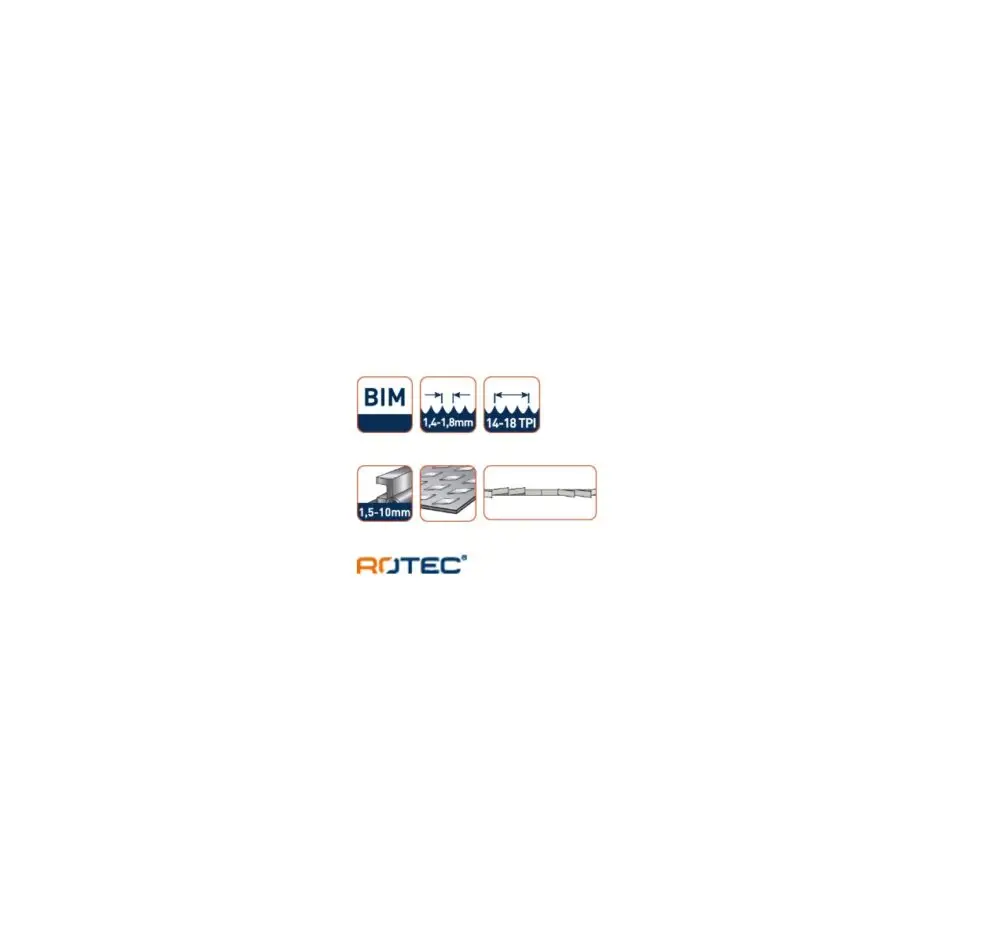 ROTEC Decoupeerzaagblad DC710 - specificaties 2