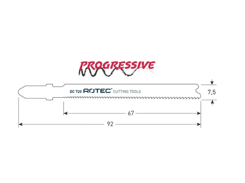 ROTEC Decoupeerzaagblad DC720
