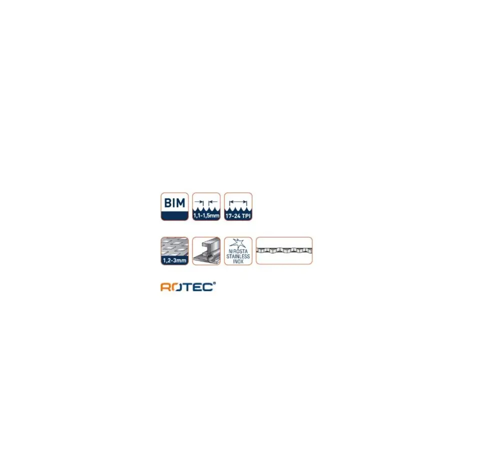 ROTEC Decoupeerzaagblad DC720 - specificaties 2