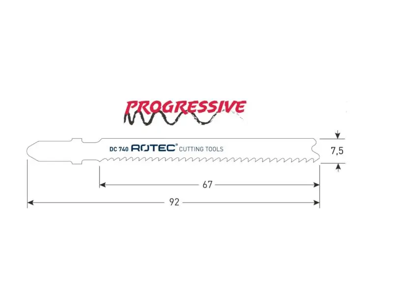 ROTEC Decoupeerzaagblad DC740