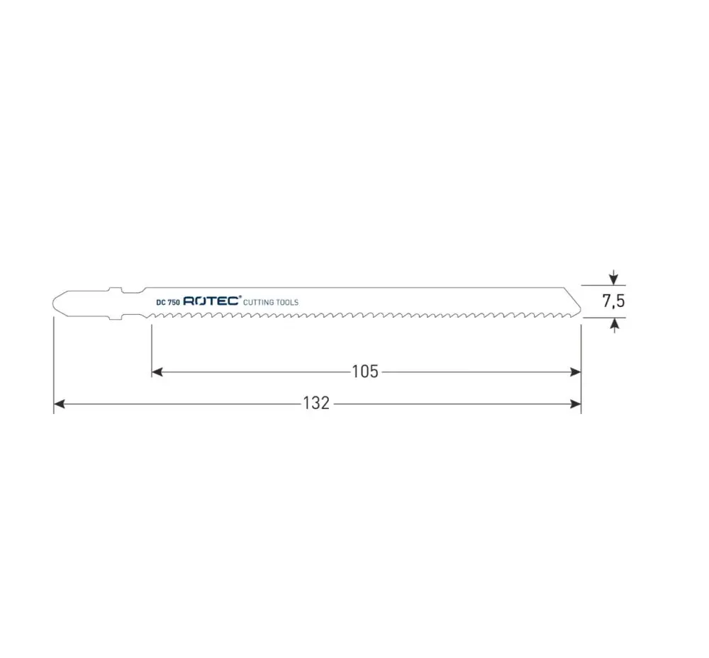 ROTEC Decoupeerzaagblad DC750