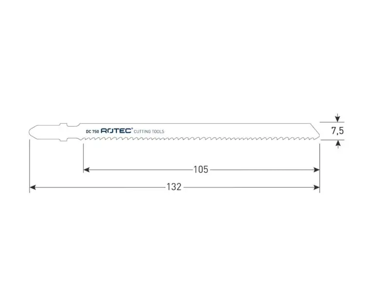 ROTEC Decoupeerzaagblad DC750