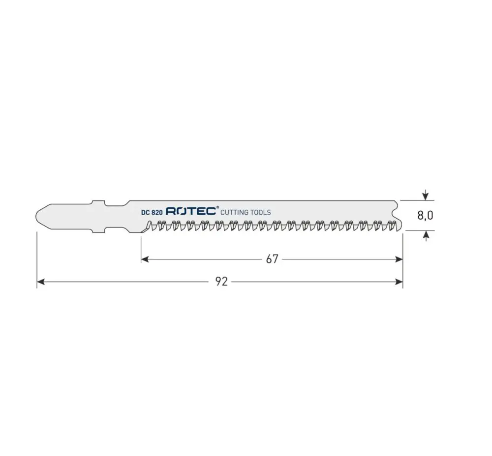 ROTEC Decoupeerzaagblad DC820
