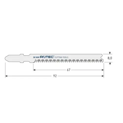 ROTEC Decoupeerzaagblad DC820