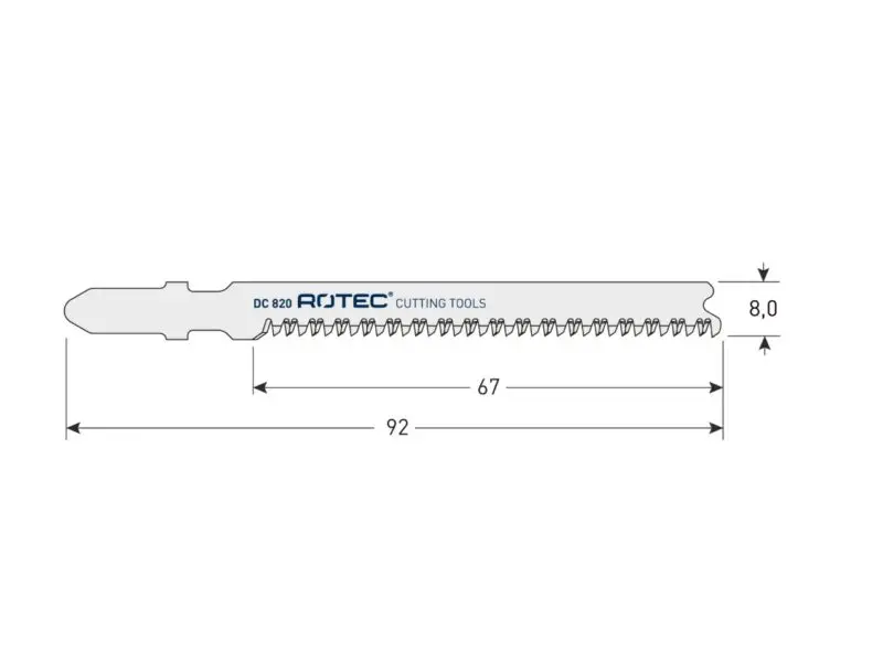 ROTEC Decoupeerzaagblad DC820