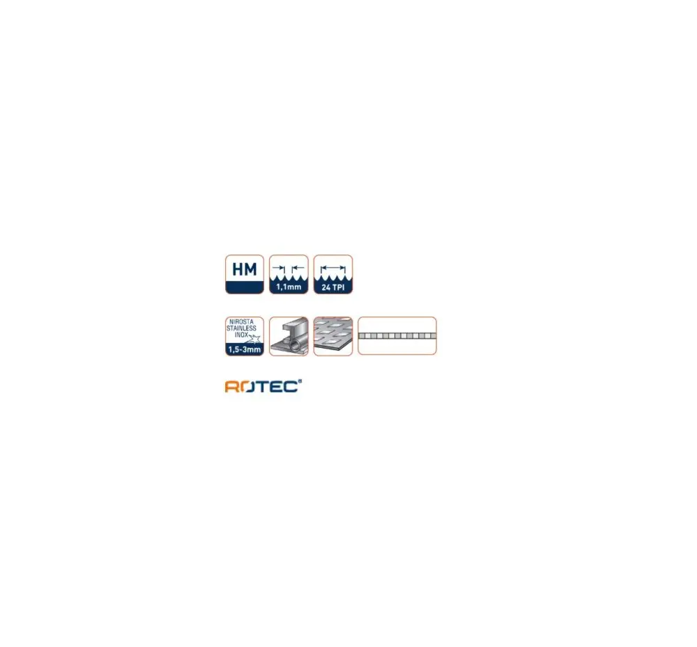 ROTEC Decoupeerzaagblad DC830 - specificaties 2