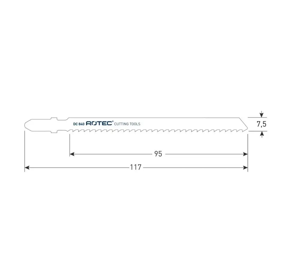 ROTEC Decoupeerzaagblad DC840