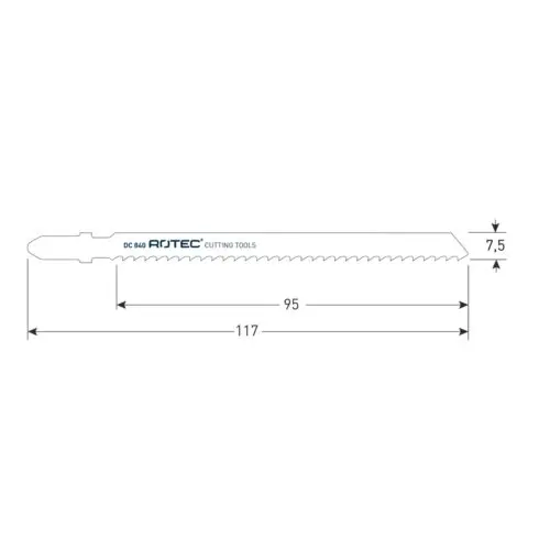 ROTEC Decoupeerzaagblad DC840