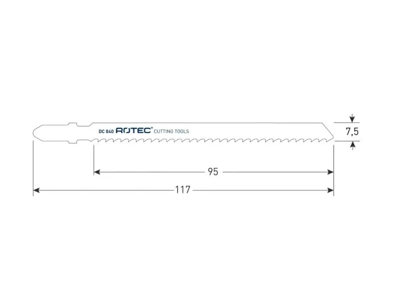 ROTEC Decoupeerzaagblad DC840