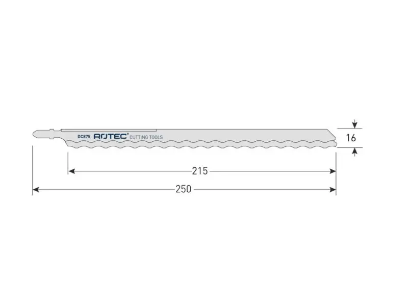 ROTEC Decoupeerzaagblad DC875