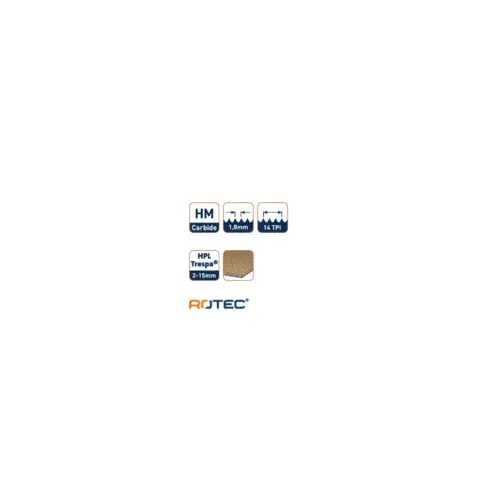 Decoupeerzaagblad DC900 meer specs ROTEC Decoupeerzaagblad DC900 - specificaties 2