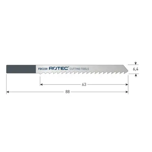 ROTEC Decoupeerzaagblad FDC220