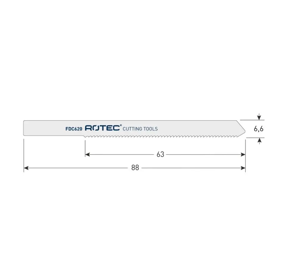 ROTEC Decoupeerzaagblad FDC620