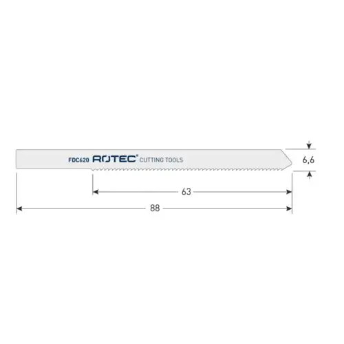 ROTEC Decoupeerzaagblad FDC620