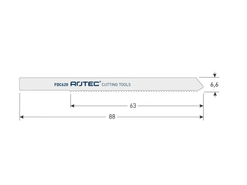 ROTEC Decoupeerzaagblad FDC620