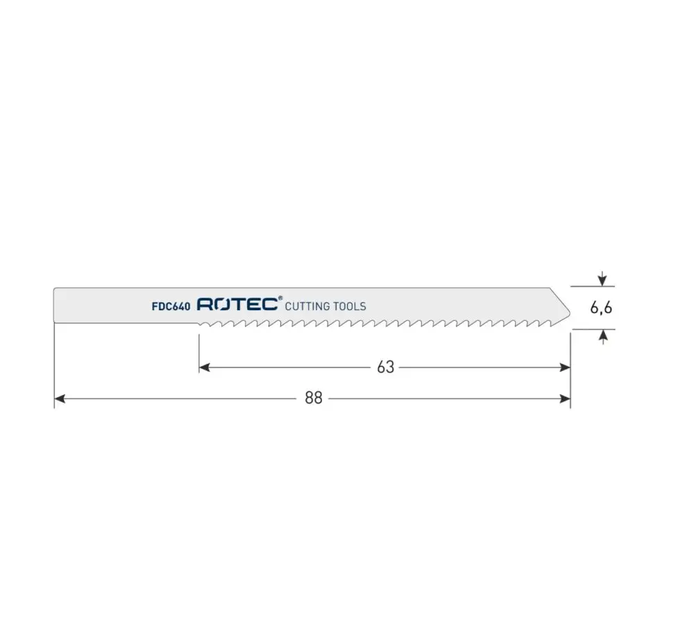ROTEC Decoupeerzaagblad FDC640