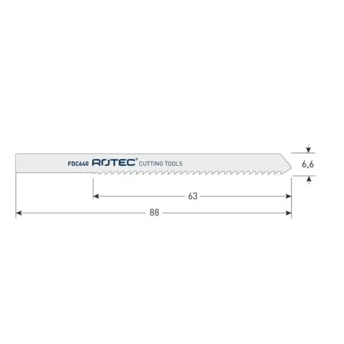 ROTEC Decoupeerzaagblad FDC640