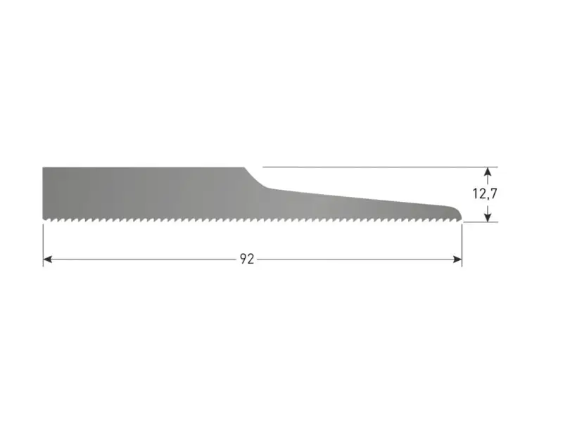 ROTEC Decoupeerzaagblad, 24 TPI