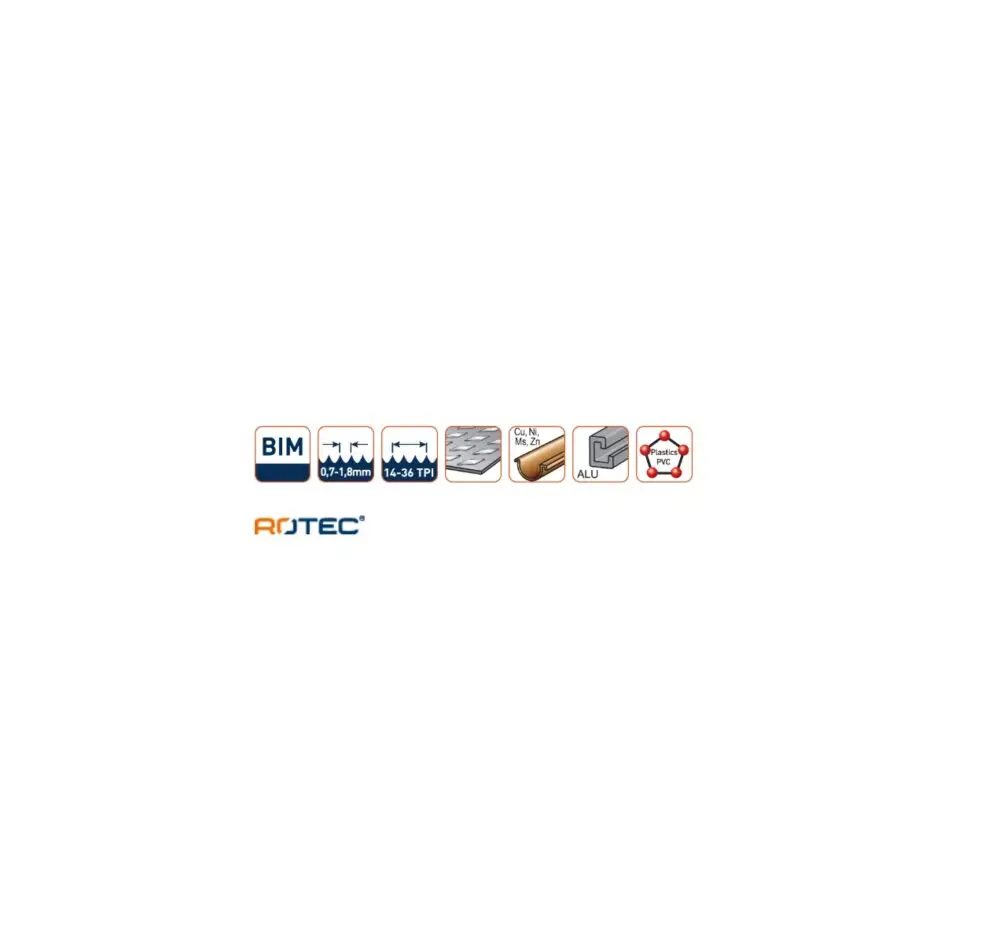 ROTEC Decoupeerzaagblad, 24 TPI - specificaties 2