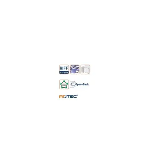 ROTEC Open-Back invalzaagblad type MT65HMri - specificaties