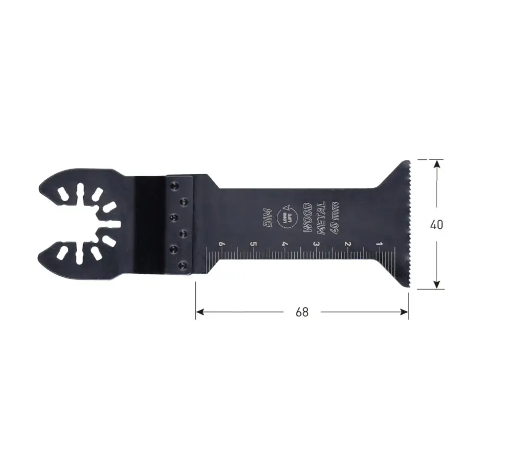 ROTEC Open-Back invalzaagblad type MTS40bi - specificaties
