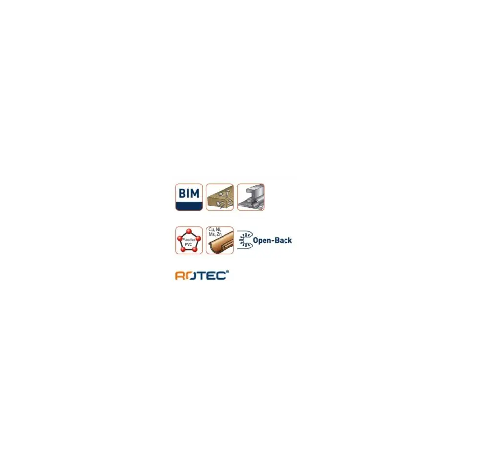 ROTEC Open-Back invalzaagblad type MTS40bi - specificaties